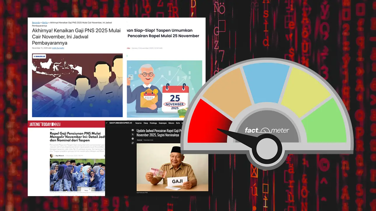 Hoaks Rapel Pensiunan PNS, TNI, Polri Cair 25 November: Begini Faktanya!