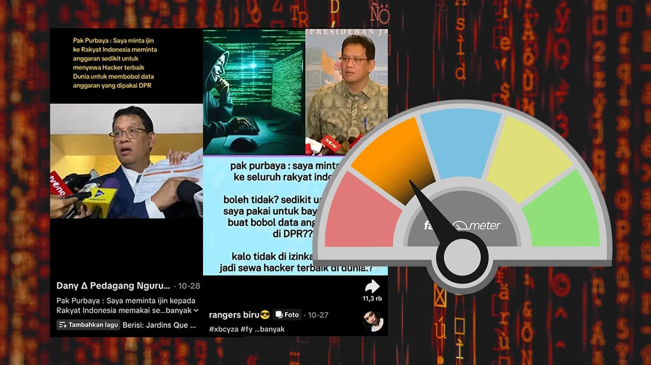 Menteri Keuangan Purbaya Yudi Menyewa Hacker Untuk Membobol Anggaran DPR, Benarkah?